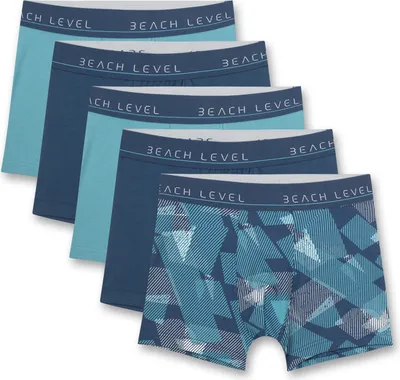 Produktbild von Sanetta 5er Pack Jungen Hipshorts Blau Mix