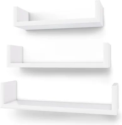Immagine prodotto di Set ferro da stiro - 3 pezzi - Appendibile - Lucido - 30/35/40 cm - Bianco
