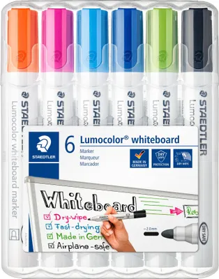 Produktbild von STAEDTLER 351 WP6-1 STAEDTLER Lumocolor Whiteboard-Marker 351, 6er Etui