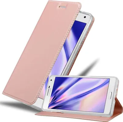 Image de Cadorabo Housse pour Samsung Galaxy A7 2015 Housse en rose Cover Etui Book Case Booklet