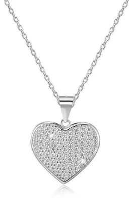 Produktbild von Silver necklace with heart AGS122 / 48