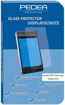 Produktbild von PEDEA Display-Schutzglas für Samsung Galaxy A72