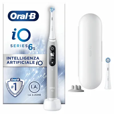 Obrázek produktu pro Vibrační zubní kartáček Oral-B iO 6S pro dospělé šedý, bílý