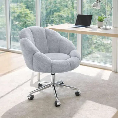 Productafbeelding van Hanah Home, elegante fauteuil, 100% melamine, grijs, 72x86x62 cm