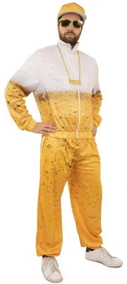 Produktbild von Bier Trainingsanzug für Damen und Herren JGA Kostüm, Größe:3XL