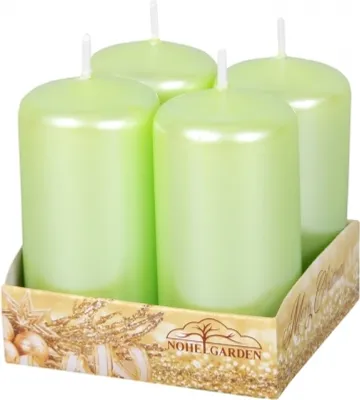 Zdjęcie produktu dla Nohel Garden świeca adwentowa perłowa d4x8cm 4szt