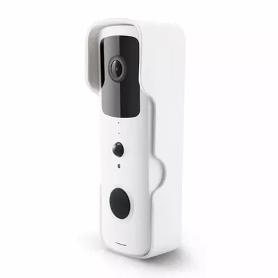 Obrázok produktu pre Inteligentný videozvonček pre vnútornú aj vonkajšiu inštaláciu, RobiCam, Full HD, Wi-Fi, Tuya Smart, biely, vrátane nabíjateľných batérií, senzor pohybu