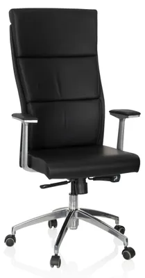 Produktbild von hjh OFFICE Luxus Chefsessel MONZA 20 Ergonomischer Bürostuhl mit Armlehnen Leder Drehstuhl für Büro, Zuhause