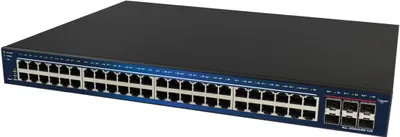 Zdjęcie produktu dla ALLNET 209905, Zarządzany, L2, Gigabit Ethernet (10/100/1000), Pełny dupleks, Możliwości montowania w stelażu