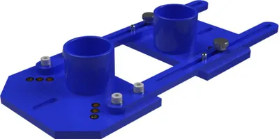 Produktbild von TerrassenFix® Schablone TFS -  Terrassendielen Bohrschablone