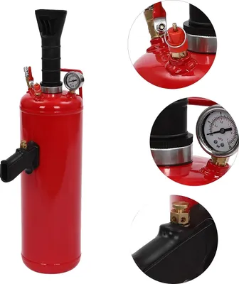 Produktbild von Reifenaufblaser, hohe Effizienz, langlebiges Design, Rot