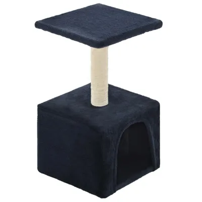 Produktbild von vidaXL Katzen-Kratzbaum Sisal 55 cm Dunkelblau