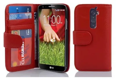 Produktbild von Cadorabo DE-101562, LG, LG G2, Rot