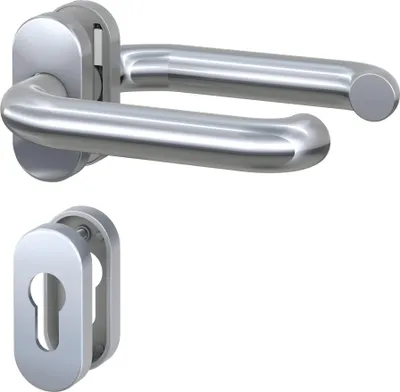 Produktbild von BASI - Schmalrahmen-Garnitur - Edelstahl - U-Form - 7301-0208