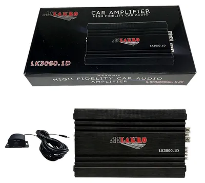 Productafbeelding van LAKRO LK3000.1D monoblock versterker - 1500 W RMS - 1 ohm