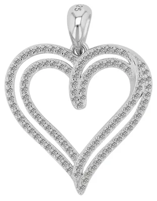 Produktbild von Akzent Damen Anhänger Josiah "Josiah" aus 925 Sterlingsilber, rhodiniert, langlebig