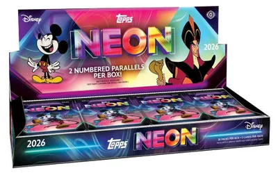 Produktbild von 2026 Topps Disney Neon Hobby Box Englisch