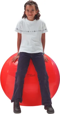 Immagine prodotto di Palla per esercizi GYMNIC Palla per sedersi Palla per yoga Palla per ufficio Palla per fitness 85 cm ROSSA