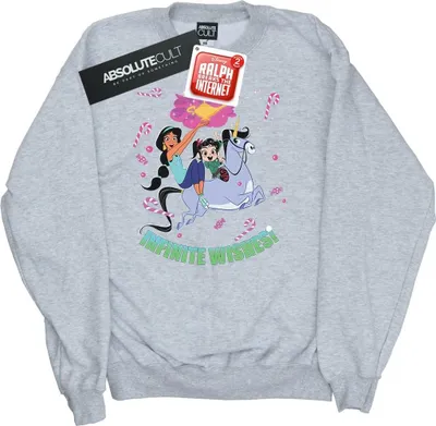 Produktbild von Disney - "Wreck It RalphAnd Vanellope" Sweatshirt für Herren BI50943 (XL) (Grau)