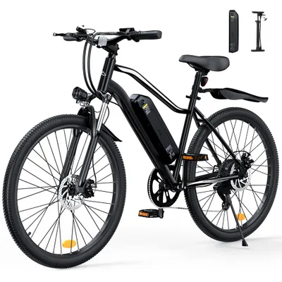 Produktbild von EB3S adual 26-Zoll All-Terrain E-Mountainbike, 36V 15Ah, 5 intelligente Geschwindigkeitsstufen, Federdämpfung, APP-kompatibel,150kg,IPX4