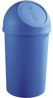Productafbeelding van Afvalcontainer, hoogte 700 mm, diameter 403 mm, inhoud 45 liter, blauw, merk HELIT