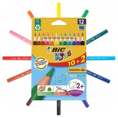 Zdjęcie produktu dla Kredki trójkątne Jumbo 12 kolorów