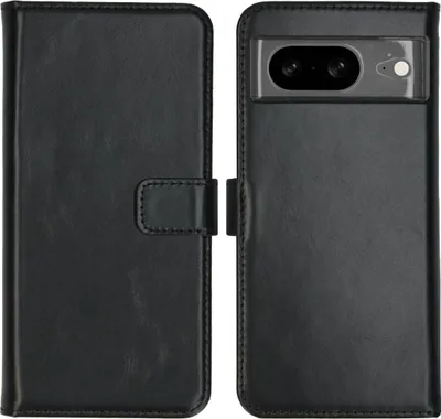 Immagine prodotto di Custodia a libro in vera pelle Selencia per Google Pixel 8 - Nero