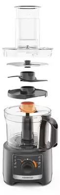 Image de Robot culinaire, 3,6 L, compact, gris