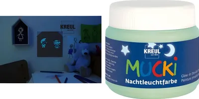 Produktbild von Kreul Mucki Nachtleuchtfarbe 150 ml