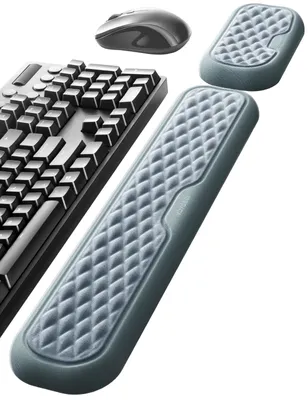 Image de Ensemble de supports de poignet en mousse à mémoire de forme ergonomiques