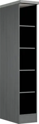Produktbild von Held Möbel Regal PISA BxTxH 30 x 60 x 166 cm wildeiche matt zerlegt 581.6310