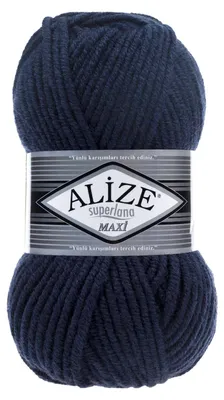 Produktbild von 100g Strickgarn Strickwolle Alize Superlana Maxi 25% Wolle, 100g, Farbwahl