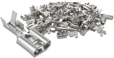 Obrázek produktu pro Svorky na kabelové koncovky 4,8 mm, neizolované, 0,5–1 mm², samice
