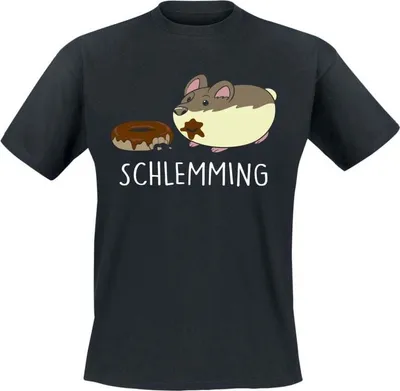 Produktbild von Tierisch T-Shirt Herren Schlemming schwarz L