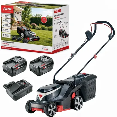 Produktbild von AL-KO Akku-Rasenmäher 3.22 Li Easy, 36V 32 cm, 2 x 18V Bosch Akku 2,5 Ah, 2 x Ladegerät