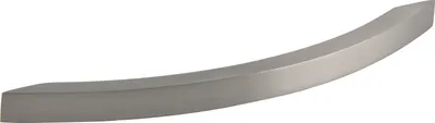 Zdjęcie produktu dla Wszystko w jednym uchwycie Uchwyt meblowy Ilheu LA 160mm - zakrzywiony uchwyt o szerokości 190mm - Uchwyt do mebli, niklowane matowe aluminium
