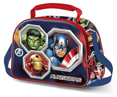 Produktbild von Karactermania Avengers 3d Assemble 20x26x10 Cm Lunchtasche Blau Kinder Blau One Size