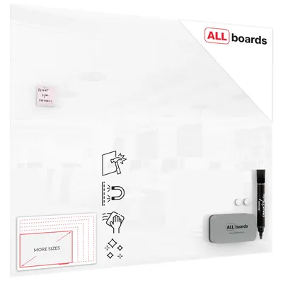 Produktbild von Glasboard - Premium SUPERWHITE Perlweiß 150x120cm
