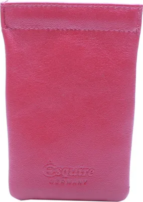 Produktbild von Esquire Leder Schlüsselmäppchen Logo Quick Key Case Red rot