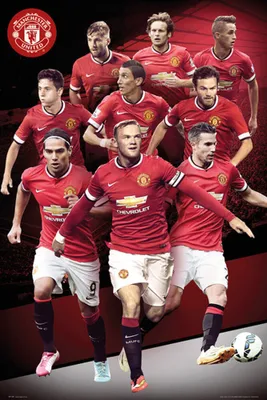 Immagine prodotto di Calcio - Poster - Manchester United - Collage 14/15
