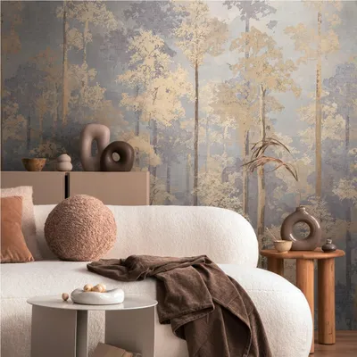Produktbild von A.S. Creation Fototapete 8.80 x 0.53 m Livingwalls Waldtapete Beige 791447 Bäume CosmoLiving by Cosmopolitan