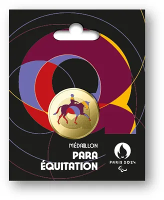 Immagine prodotto di MONNAIE DE PARIS. Medaglia delle Olimpiadi del 2024. Paraequitazione