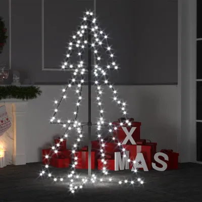 Immagine prodotto di vidaXL Albero di Natale a forma di cono 160 LED per interni ed esterni 78x120 cm