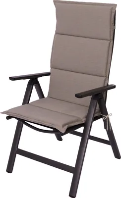 Produktbild von Sun Garden Gartenauflage "Elba" Hochlehner 2er Set / 50318-625 taupe