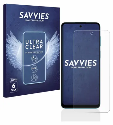 A product box for screen protectors and a screen protector on a phone.