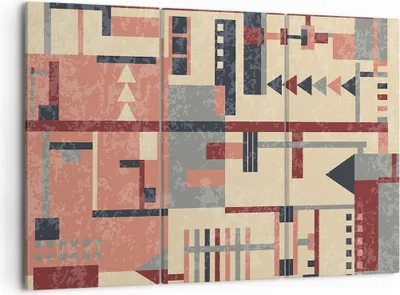 Produktbild von Bild auf Leinwand - Leinwandbild - Abstraktion modern - 105x70cm - Wand Bild - Wanddeko - Leinwanddruck - Bilder - Kunstdruck - Wanddekoration - Leinwand bilder - Wandkunst - CE105x70-3863