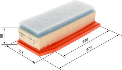 Produktbild von BOSCH F 026 400 534 Luftfilter für RENAULT Arkana I (LCM)