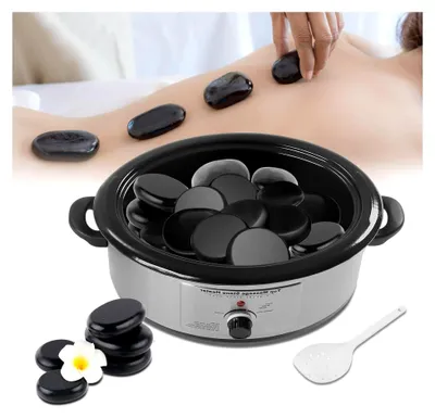 Produktbild von Kleinformatiges Hot Stone Wärmegerät für Massage mit digitaler Steuerung