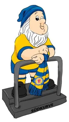 Produktbild von Eintracht Braunschweig Gartenzwerg Südkurve