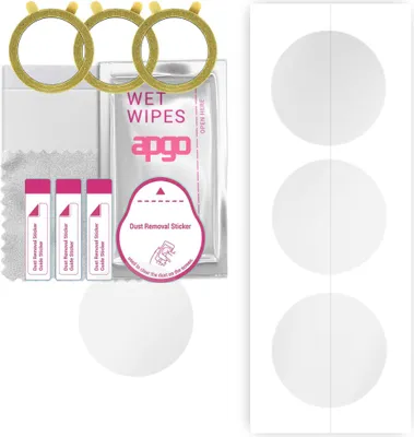 Produktbild von apgo 3 Stück Schutzfolie, klar, kompatibel mit Devill Casual Smartwatch, Hydrogel Displayschutzfolie mit Positionierhilfe, Displayfolie, robust und kratzfest